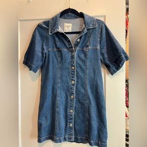 Abercrombie and fitch denim dress size small